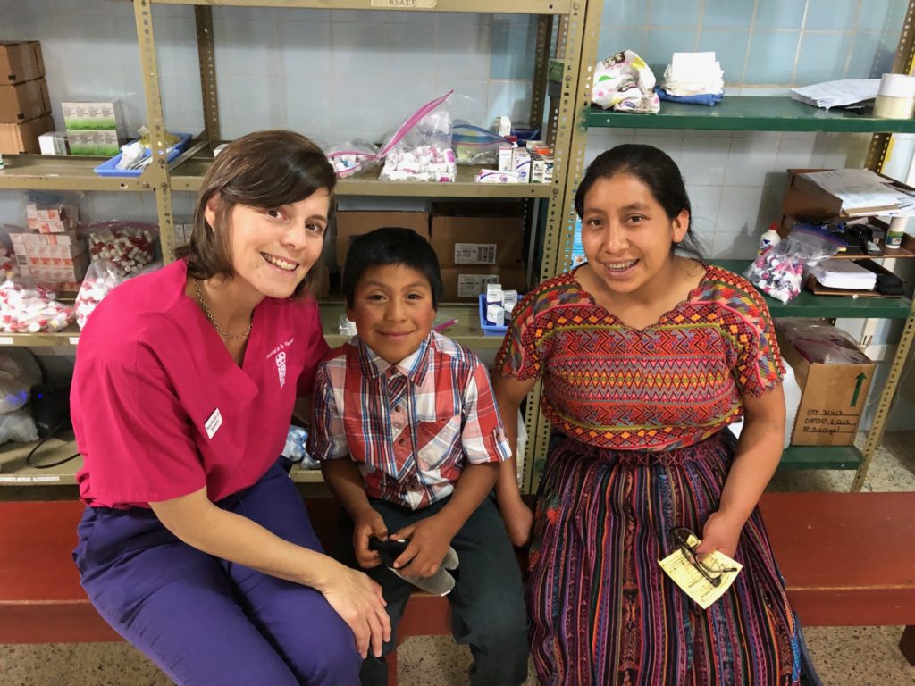 Dr. Bonetto with a Guatemalan family.